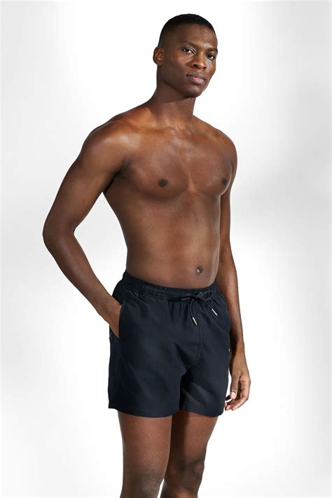 Black Swim Trunk for men. Swim wear Bread & Boxers - Bread & Boxers