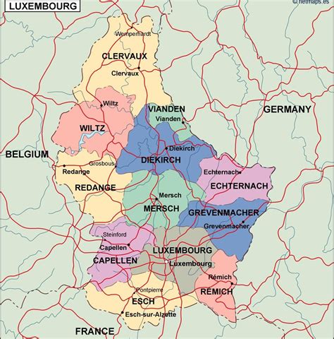 Where Is Luxembourg Located On A Map Of Europe at John Mcfadden blog