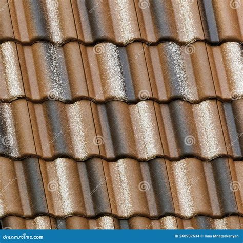 Cement Roofing Tiles Texture Usable for Background Stock Photo - Image ...