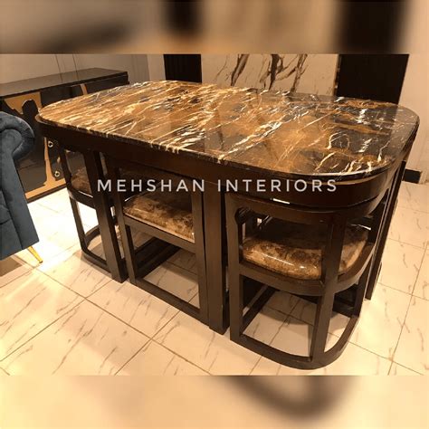 Space Saving Dining Table Set - Dinner Set Table