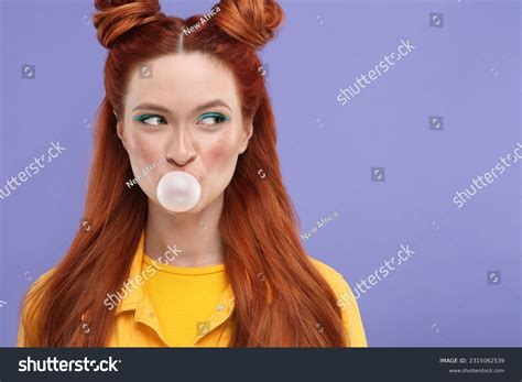 Blowing Bubble Gum Photography