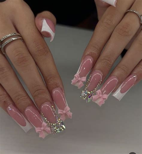 Pin on Nails in 2024 | Girly acrylic nails, Pink acrylic nails, Long ...