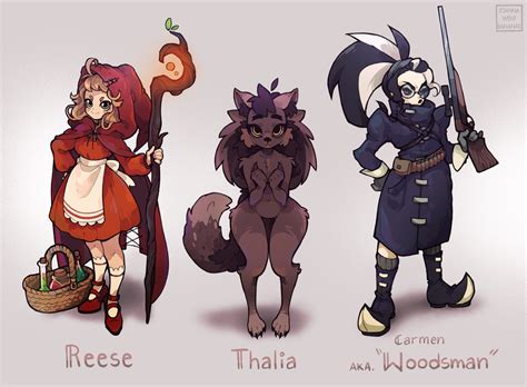 Joanna K - Red Riding Hood / Wolf / Woodsman (concepts)