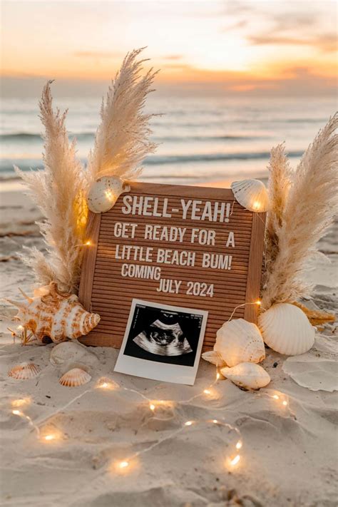 10 Beautiful Beach Pregnancy Announcement Ideas for a Summer Baby Reveal