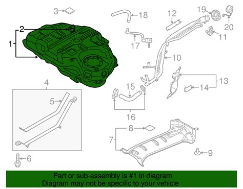 2014-2018 Mazda 3 Fuel Tank BHN1-42-110E | Mazda-Parts