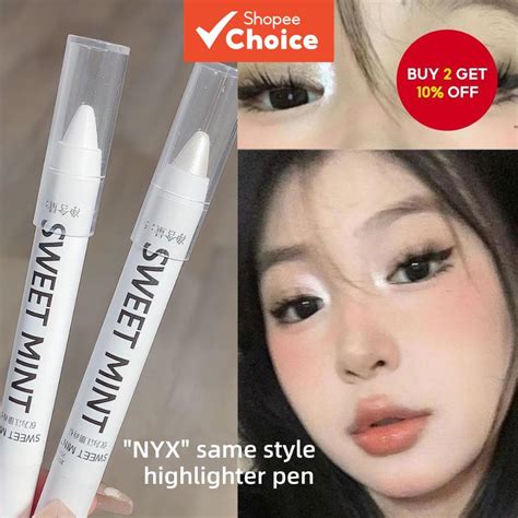 [Value Choice]SWEET MINT 13colors High gloss lying silkworm pen ...