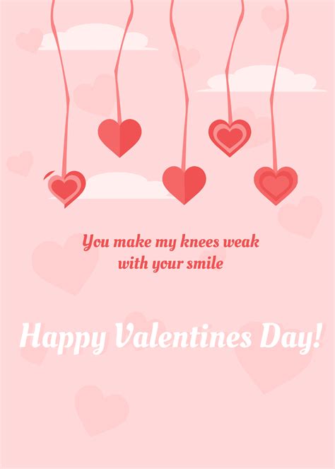 Free Valentine's Day Card Ideas for Kids Template to Edit Online