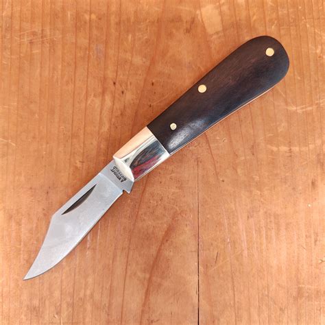 A Wright & Son 3 1/2" Barlow Pocket Knife Carbon Steel Ebony - Bernal ...