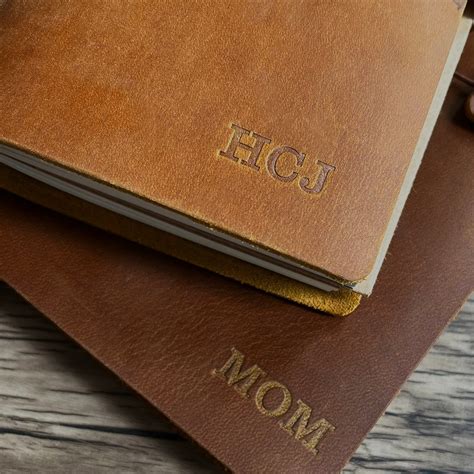 Custom Leather Journal Personalized Handmade Travel Leather - Etsy