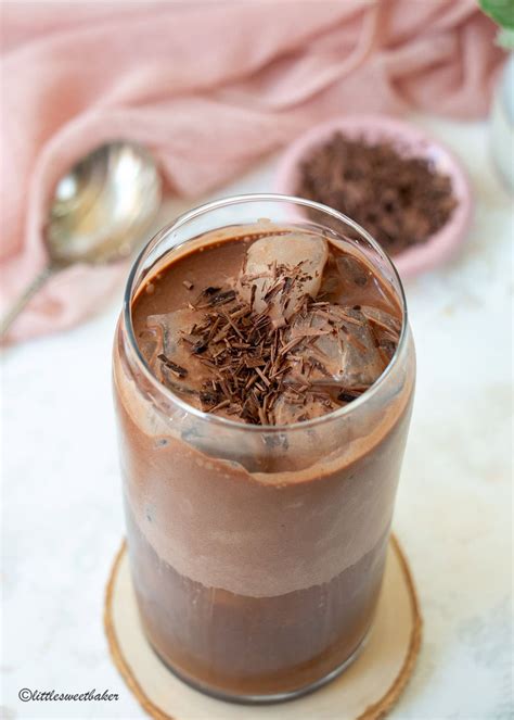 Chocolate Protein Cold Foam - Little Sweet Baker