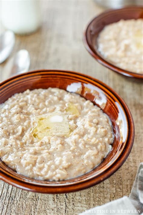 Brown Sugar Cinnamon Oatmeal | Kristine in Between