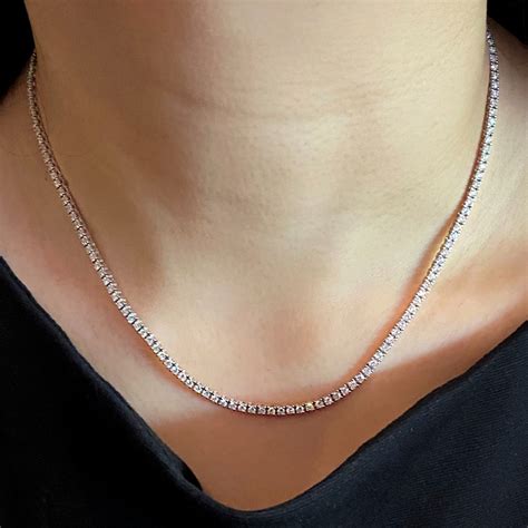 5 Carat Diamond Tennis Necklace | Diamond Mansion