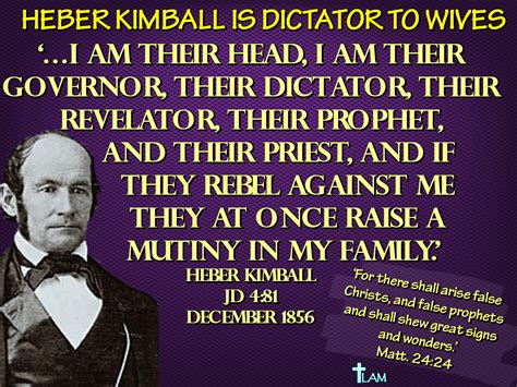 Heber Kimball is Dictator to Wives | Life After Ministry
