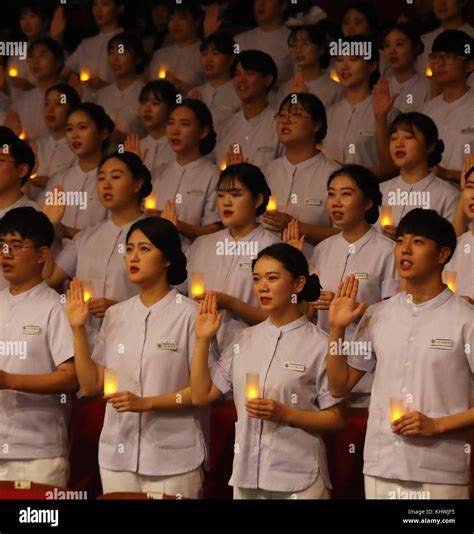 20th Nov, 2017. Nursing students at Nightingale pledge ceremony Nursing ...