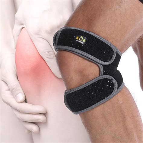 Buy Patellar Tendon Support Strap – Universal Size Knee Stabilizer for Knee Support – Upgraded ...