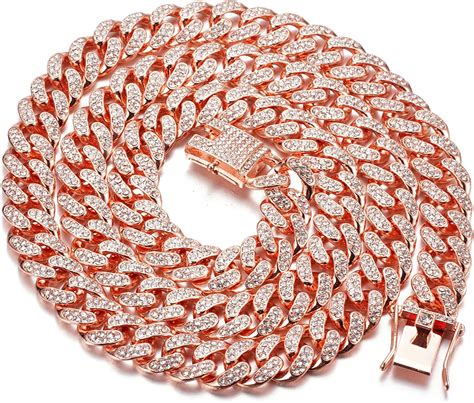 Daimond Rose Gold Chains For Men