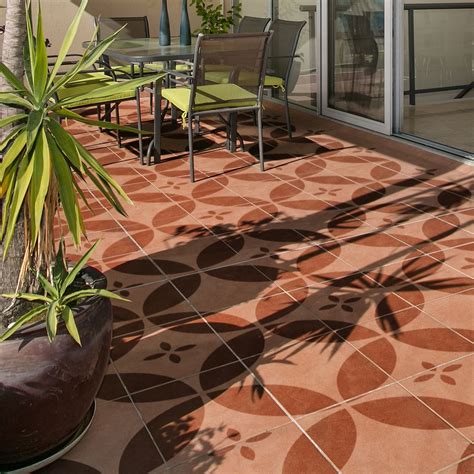 LYNEA- Large Reusable Floor Painting Stencil- Large Concrete Paint ...