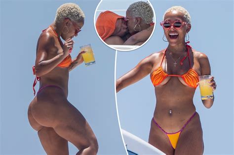 Doja Cat shows off hourglass figure in tiny bikini, packs on the PDA ...