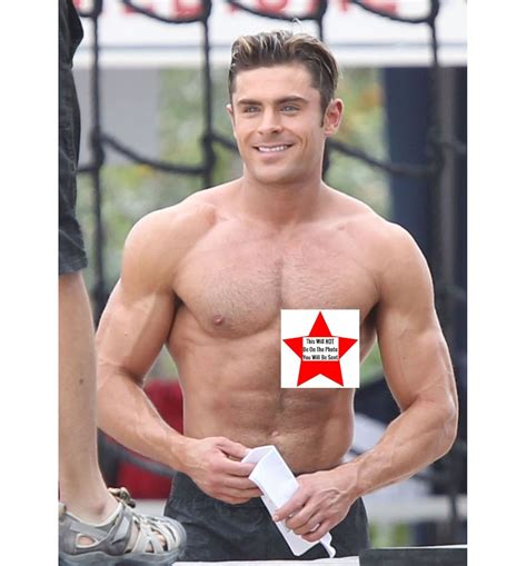 Zac Efron Smiling Shirtless Celebrity Baywatch Photo Zac Efron Nude Photo Naked Zac Efron Photo ...