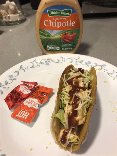 Calling all Taco Bell enthusiasts. I have discovered the magic elixir. Hidden Valley Southwest ...