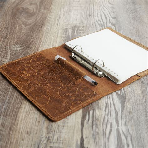 2-ring Binder A5 / A6 / A4 / Letter Size Leather Binder - Etsy Australia