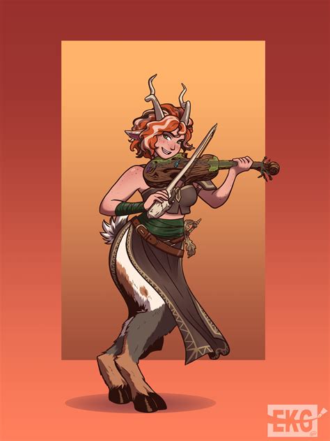 Dungeons&Dragons: Faun Bard, Erika Gonzalez-Rollins | Faun, Dungeons ...