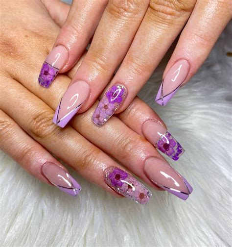 Light purple nails design - labbool