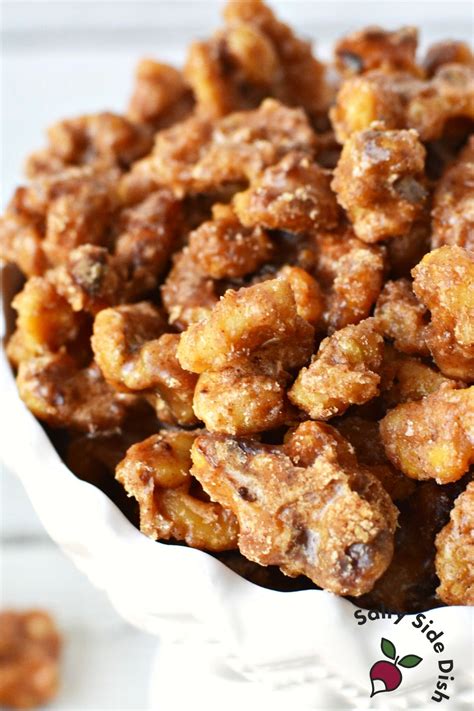 Candied Walnuts in MINUTES! Crunchy and EASY!! | Easy Side Dishes