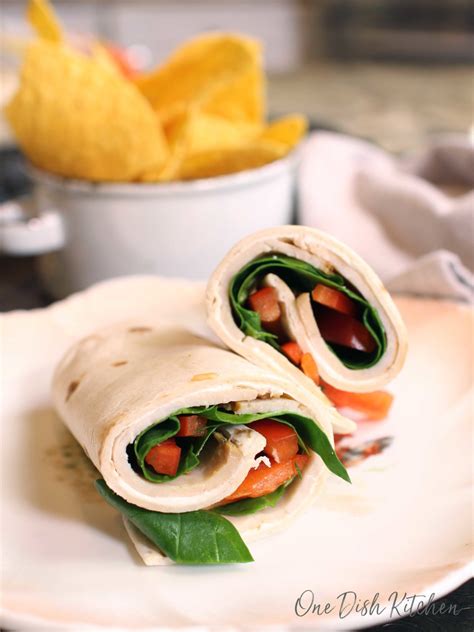 Spinach Turkey Wrap Recipe - One Dish Kitchen