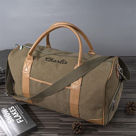 Personalized Duffel Bag: Embroidered Travel Bag, Groomsmen Gift ...