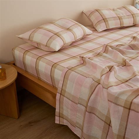 Eve Linen - Polly Gingham Bed Sheets | Sheet Society