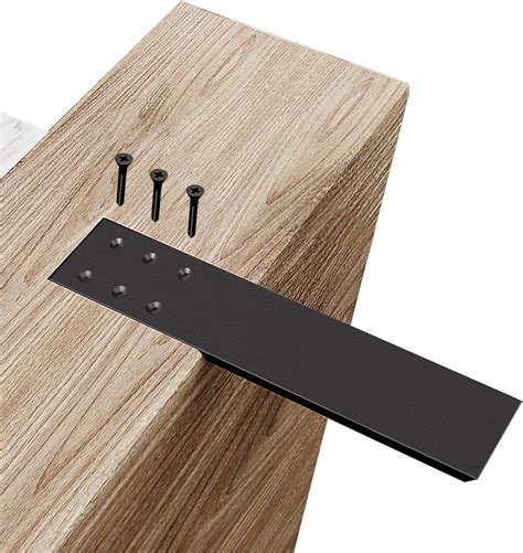 Amazon.com: WEKIS Countertop Support Bracket, 3 Pack Solid Iron Heavy Duty Hidden Flat Floating ...