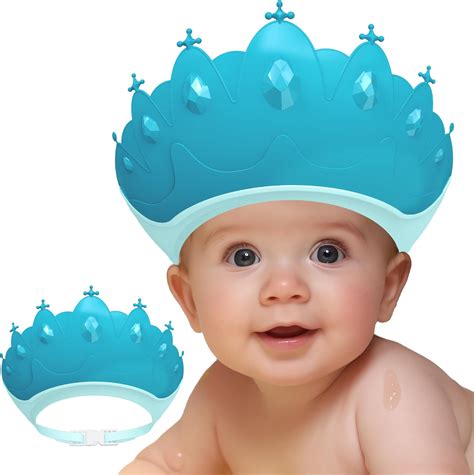 Amazon.com: Shuiniba Baby Shower Bathing Cap Soft Shower Cap Hat Wash ...