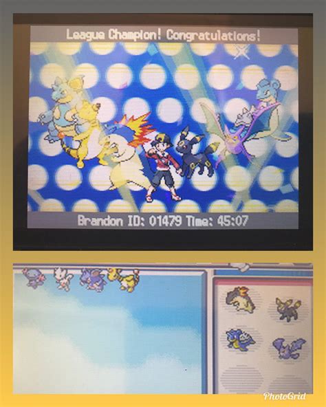 Team Shot after Johto Elite Four w/commentary (Soul Silver Nuzlocke ...