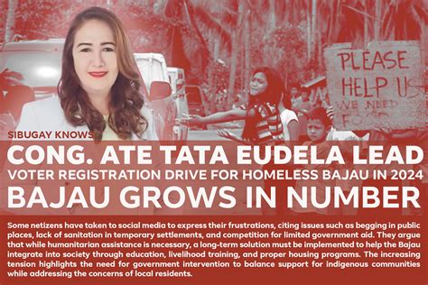 Sibugay Uncovered: Cong. Ate Tata Eudela’s Initiative Sparks Influx of Bajau People in Zamboanga ...