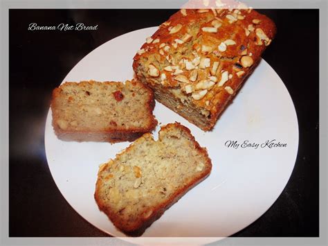 My Easy Kitchen: Banana Nuts Bread / How to make Banana Bread - Easy ...