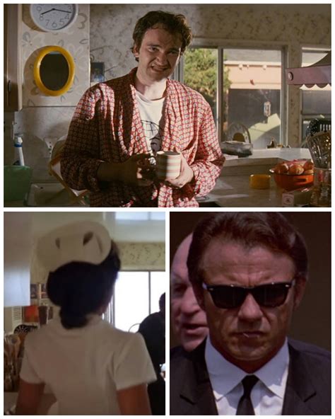 [Pulp Fiction & Reservoir Dogs] Jimmie and Mr. White are related. Also ...