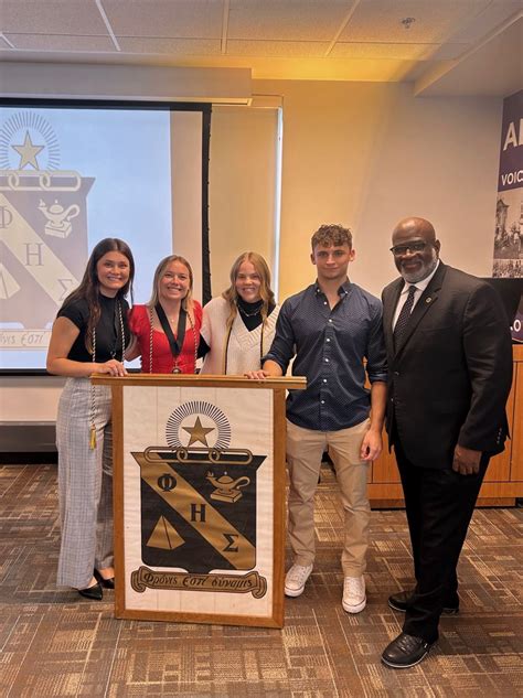 Today, I hosted the 2024 Induction Ceremony of Phi Eta Sigma National ...