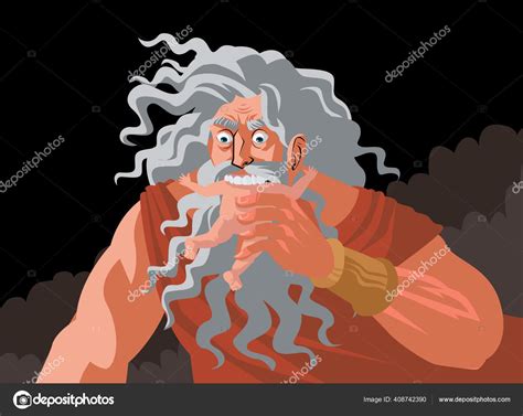 Kronos Eating A Rock