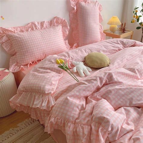 Pink Aesthetic Bed Sheets at Bridget Pardo blog