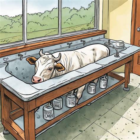 Milking Table Restraint | Stable Diffusion Online