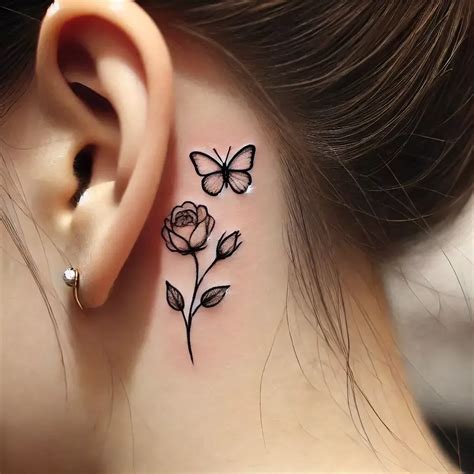 45+ Best Rose & Butterfly Tattoo Designs en 2025 | Tatuaje en color ...