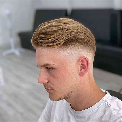 Blonde High Top Fade