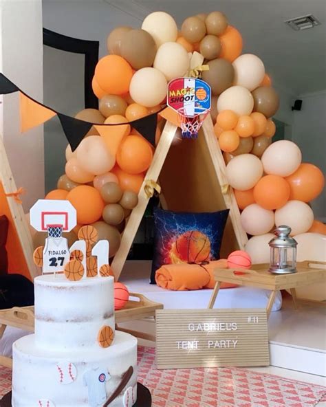 Basketball Birthday Decoration Ideas Basketball Baby Shower | Fun365