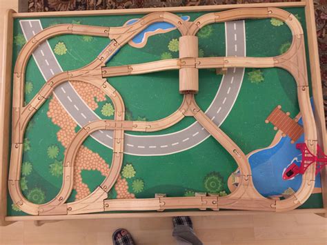 Wooden Train Set Track Layouts at Myra Dealba blog