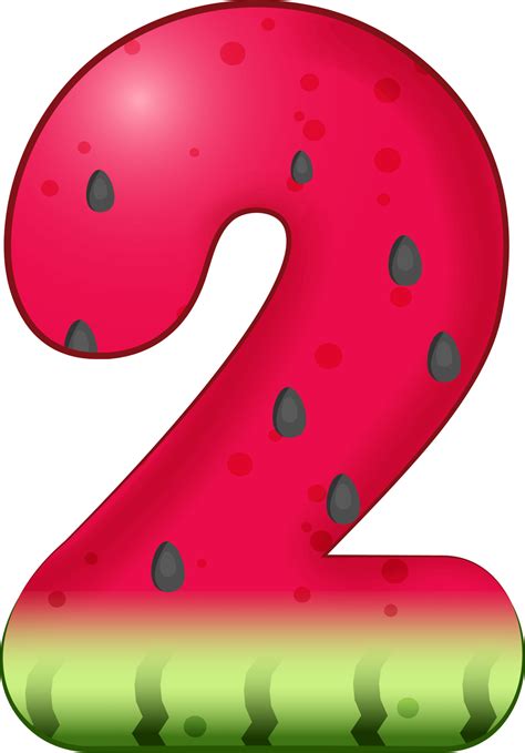Watermelon Number 2 18824794 PNG