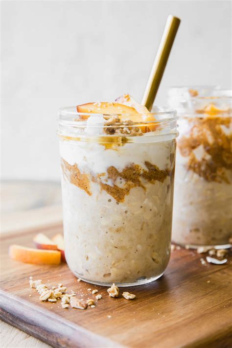 Peach Overnight Oats