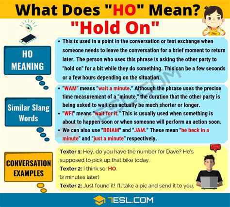 What Does Ho Mean