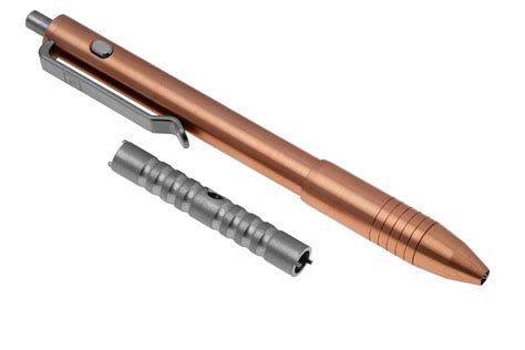 Big Idea Design Dual Side Click Pen DSC-CO Copper, caneta EDC de ajuste ...
