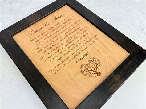 Traditional Wood 5th Anniversary Gift Symbolic Meaning